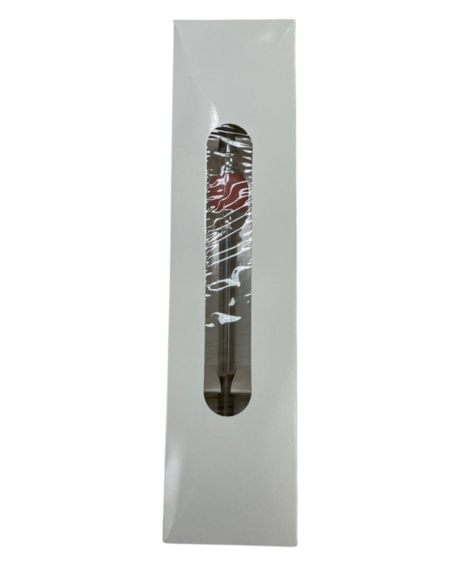 Bombilla set Cuchara 22cm, with cleaning brush in gift carton box, ROSE