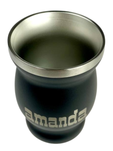 Amanda Stainless Calabasa, black, 220ml