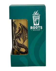 Calabasa RT Wooden/Glass Dragon 31-004 Red