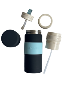Stainless steel thermos in 500ml size: Black 500ml