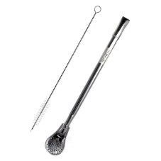 Parana PEAR Straw stainless steel, brush, 21cm