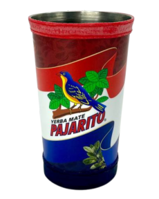 Pajarito Gourd with logo, leather cover traditional