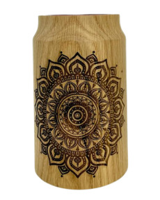 Calabasa RT Wooden/Glass Pattern 14-019 Red