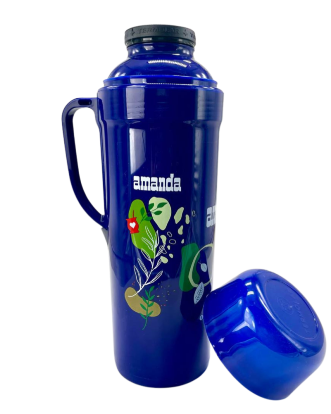 Amanda Thermos Slim design, blue