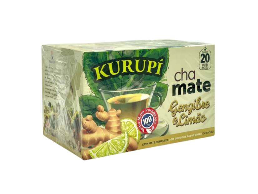 Kurupi čajové sáčky 20x2,5g Zázvor a citron