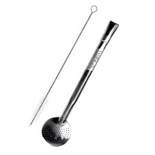Parana Straw stainless steel, with thread, brush, 19cm