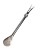 Bombilla Arana Silver 16cm Chief 3 rings 373-1