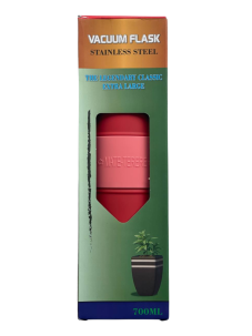 Stainless steel thermos in 500ml size: Red 500ml