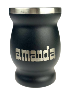 Amanda Stainless Calabasa, black, 220ml