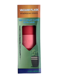 Stainless steel thermos in 500ml size: Red 500ml