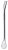Bombilla Yerbee9 Terere Alpaca Prata 19cm P18