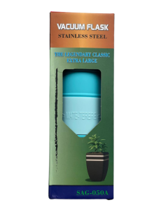 Stainless steel thermos in 500ml size: Blue 500ml