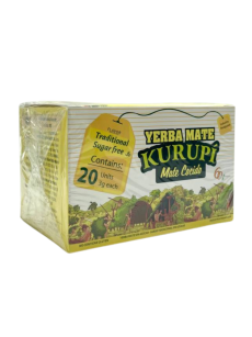 Kurupi Mate Cocido sin azucar 20pcs