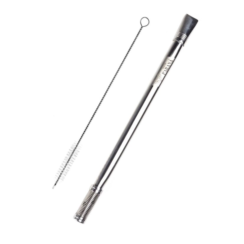 bombilla SPRING nerezová, pružinová, 23cm