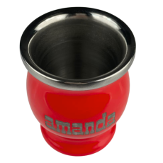 Amanda Stainless Calabasa, red