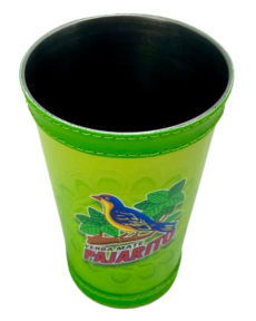 Pajarito Gourd with logo, leather cover salat