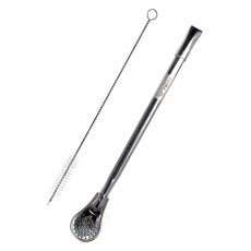 Parana PEAR Straw stainless steel, brush, 21cm