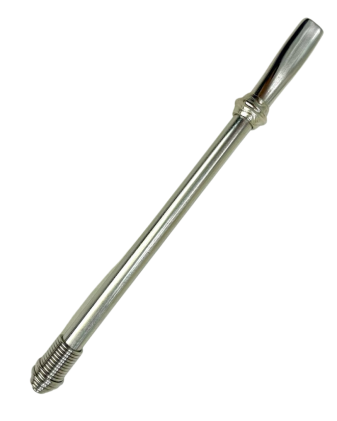 Bombilla Resorte Ring (15,5cm) STŘÍBRNÁ