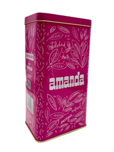Amanda tin can pink (empty can)