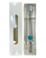 Bombilla set Cuchara 22cm, with cleaning brush in gift carton box, TURQUOISE